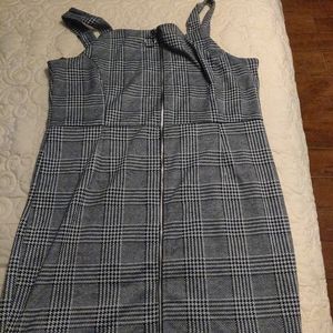 Plus size plaid dress